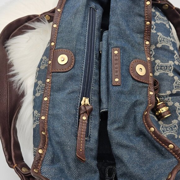 Céline Denim Hobo Shoulder Bag - Picture 14 of 17
